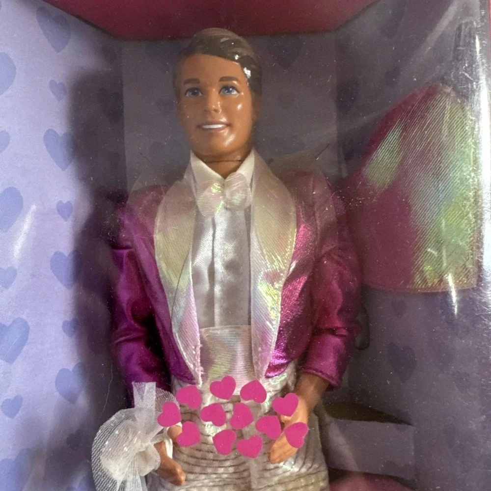 Secret Hearts Ken Doll 1992 Mattel Vintage Barbie #7988 New In Box